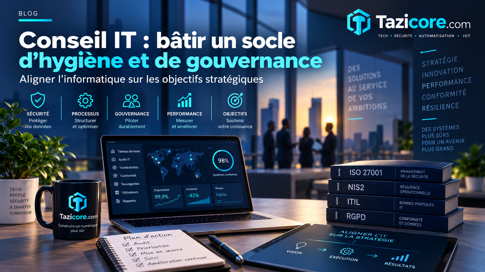 Conseil IT : bâtir un socle d’hygiène et de gouvernance