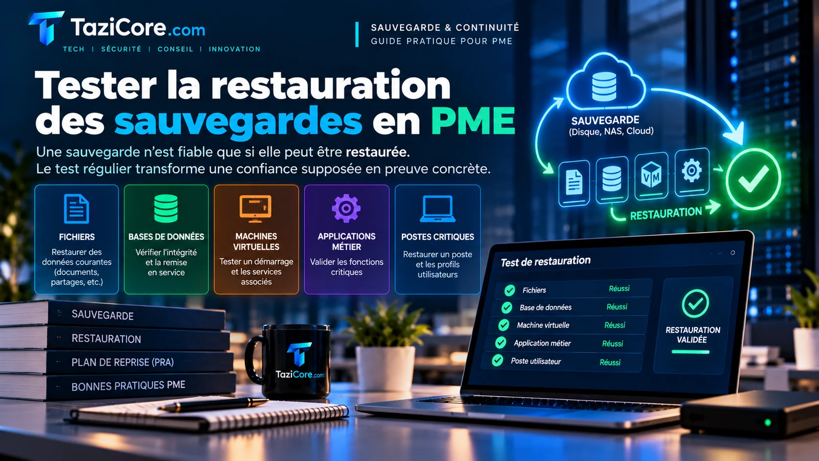 Tester la restauration des sauvegardes en PME